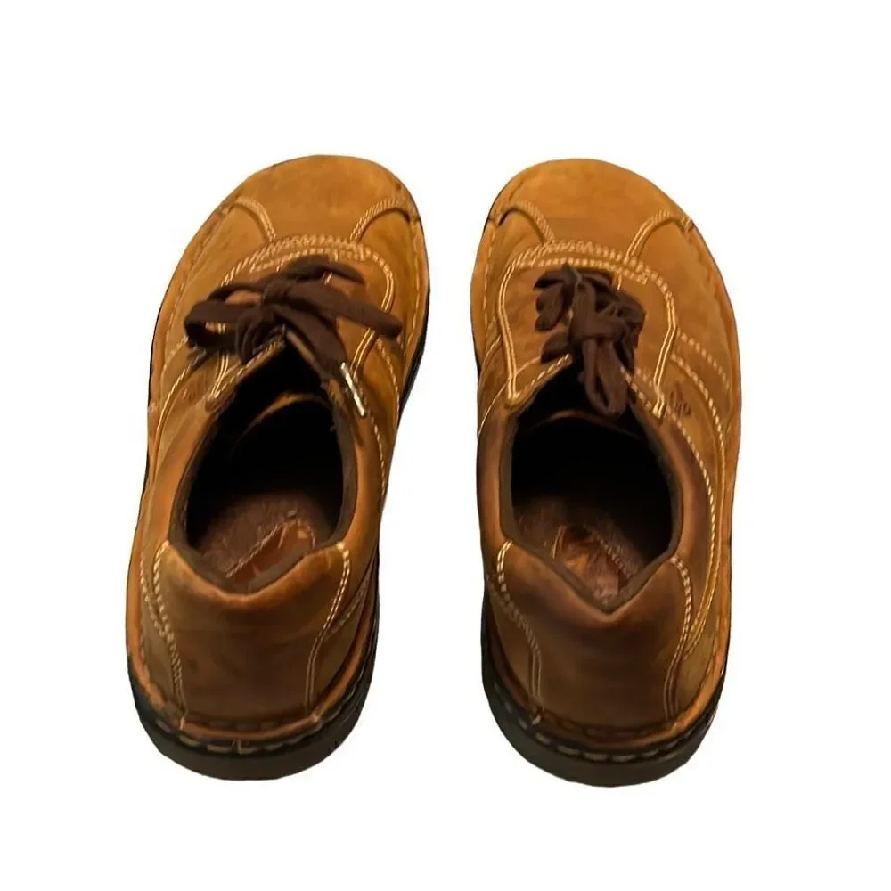 Dr. Martens lace up brown shoes, size 8